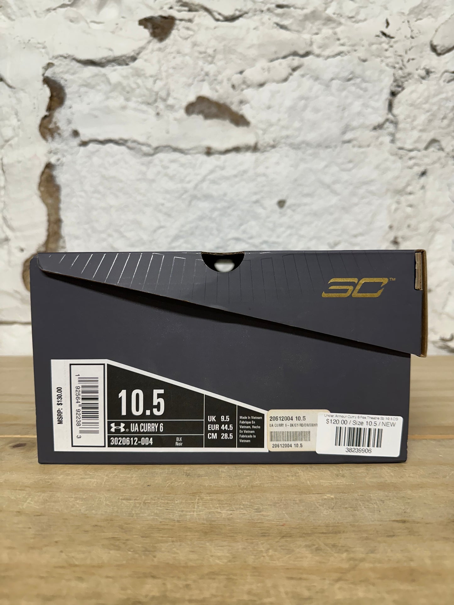 Under Armour Curry 6 Fox Theatre Sz 10.5 DS