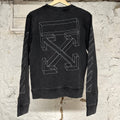Off White Geometric Crewneck Sz S
