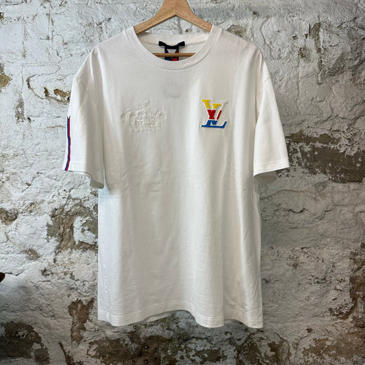 Louis Vuitton Pharrell Americas Cup T-shirt White Sz XL