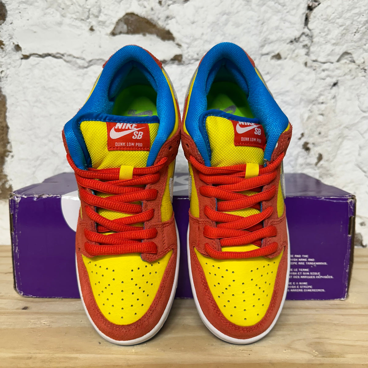 Nike SB Dunk Low Bart Simpson Sz 6