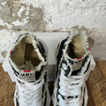 Maison Mihara High Black White Distressed Sneaker Sz 9 (42)