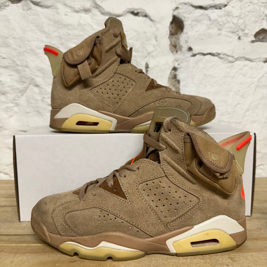 Air Jordan 6 Travis Scott British Khaki Sz 6.5