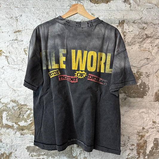 Vale Newspaper Black T-Shirt