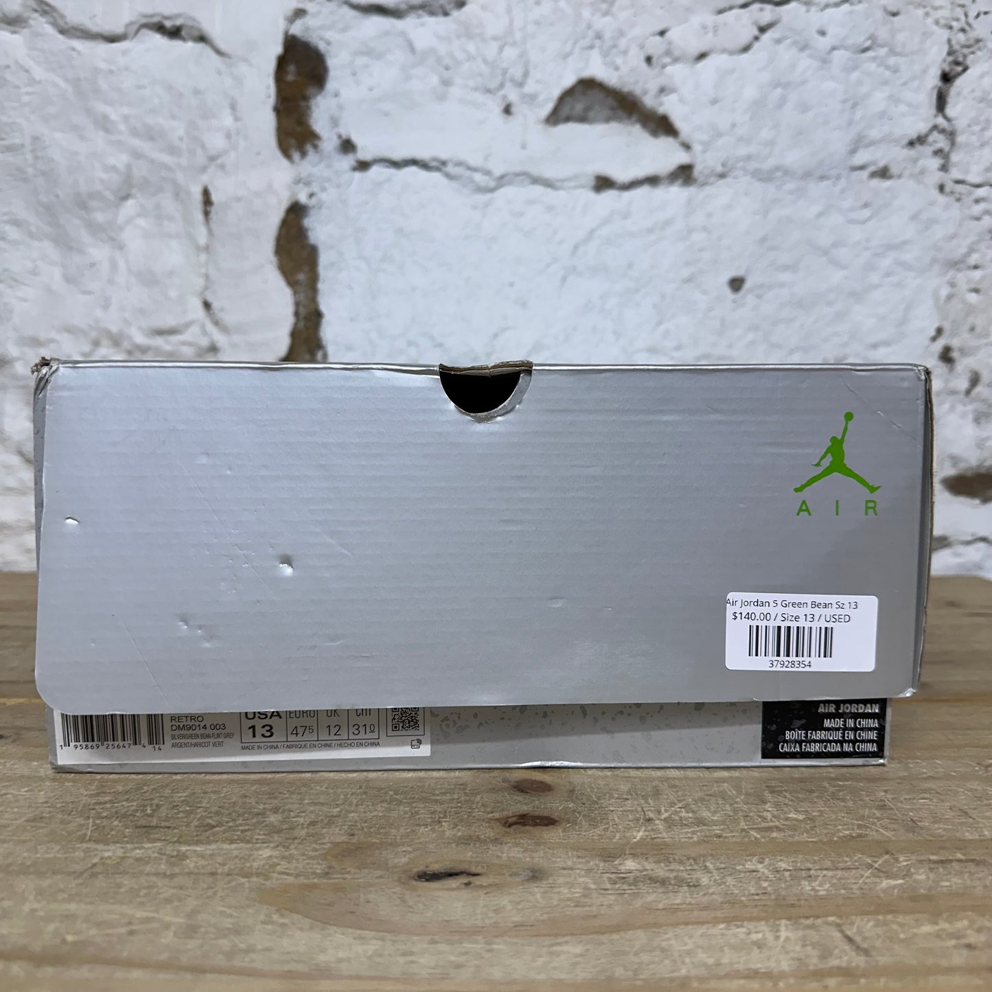 Air Jordan 5 Green Bean Sz 13