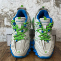 Balenciaga Track Runner White Green Blue Sneaker Sz 7 (40)