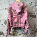 Vale Eagle Dreams Zip Up Hoodie Pink Sz M