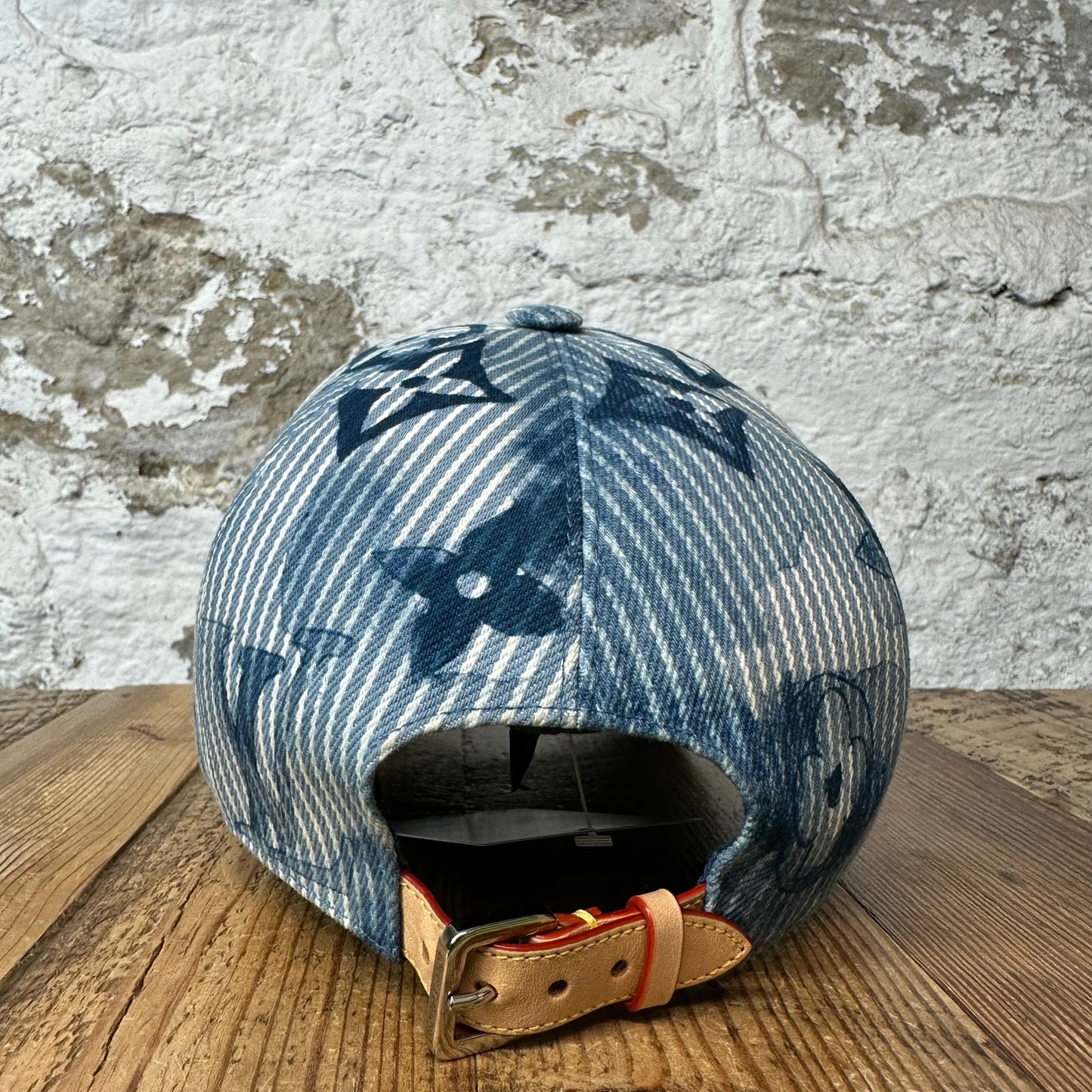 Louis Vuitton Hickory Stripes Monogram Hat Sz (60)