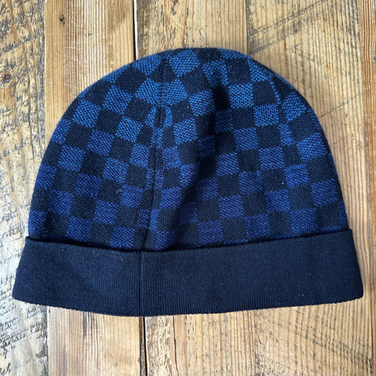 Louis Vuitton Navy Damier Gradient Beanie