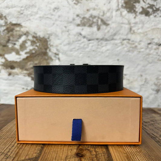 Louis Vuitton Damier Graphite Belt Sz (95/38) W/ Box
