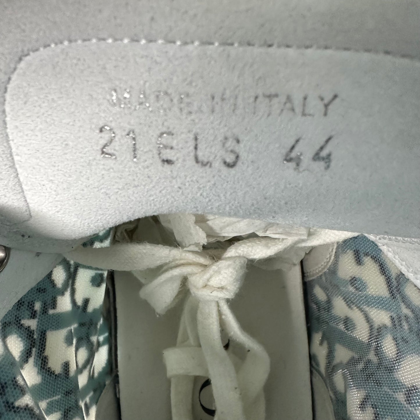 Dior B23 High Blue Oblique White Sneaker Sz 11 (44)