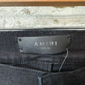 Amiri Distressed Faded Black Denim Jeans Sz 38