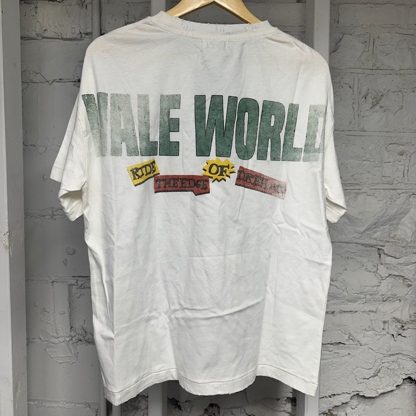 Vale Saturday Bling White T-Shirt Sz S DS
