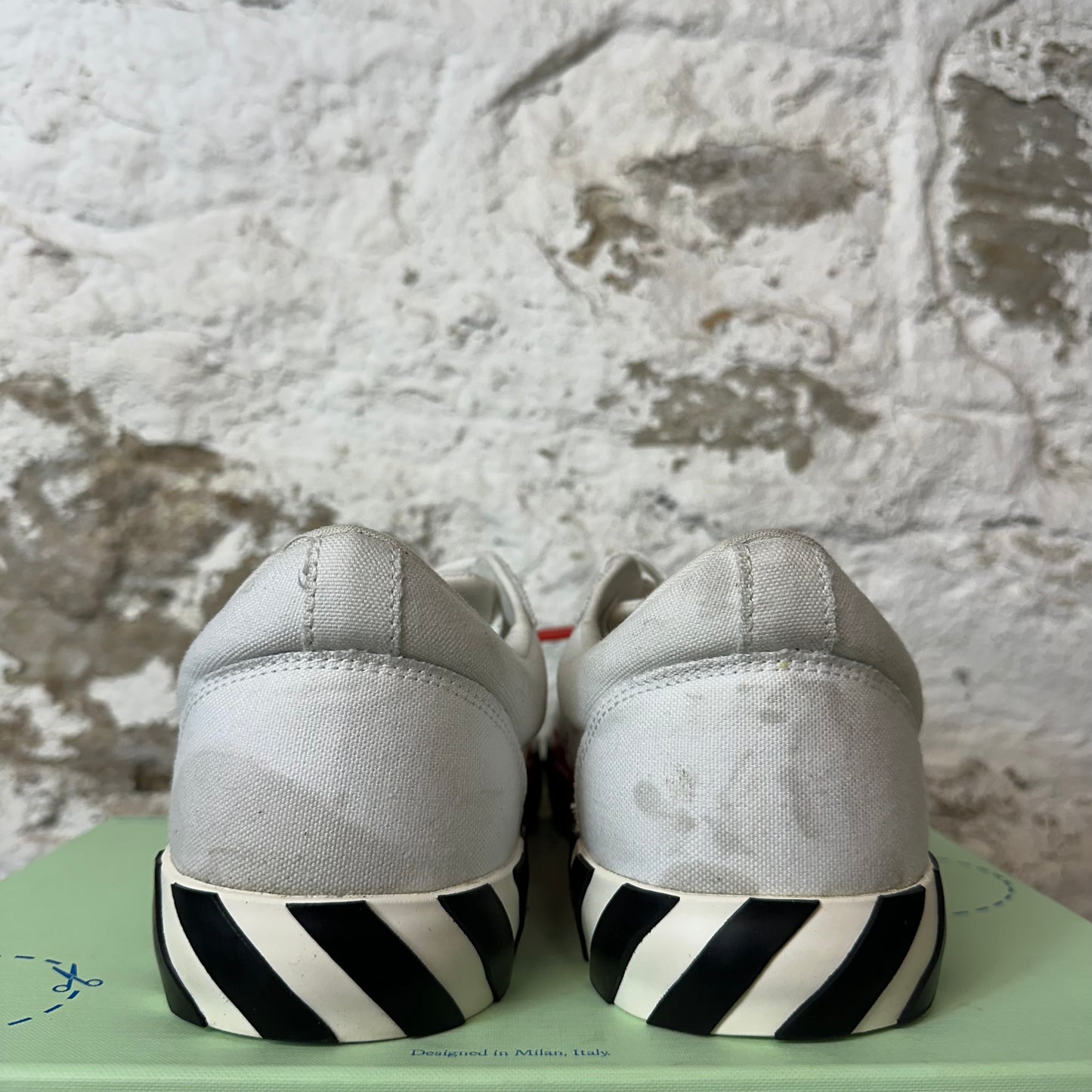 Off-White Brown Arrow Vulc White Sneaker Sz 12 (45)