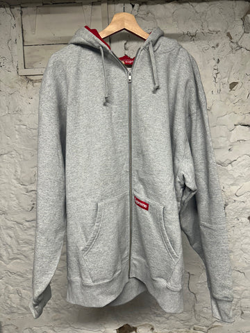 Supreme Facemask Hoodie Grey Sz 2XL DS