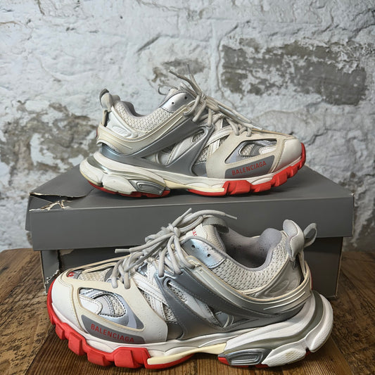 Balenciaga Track Runner White Grey Red Sneaker Sz 10 (43)