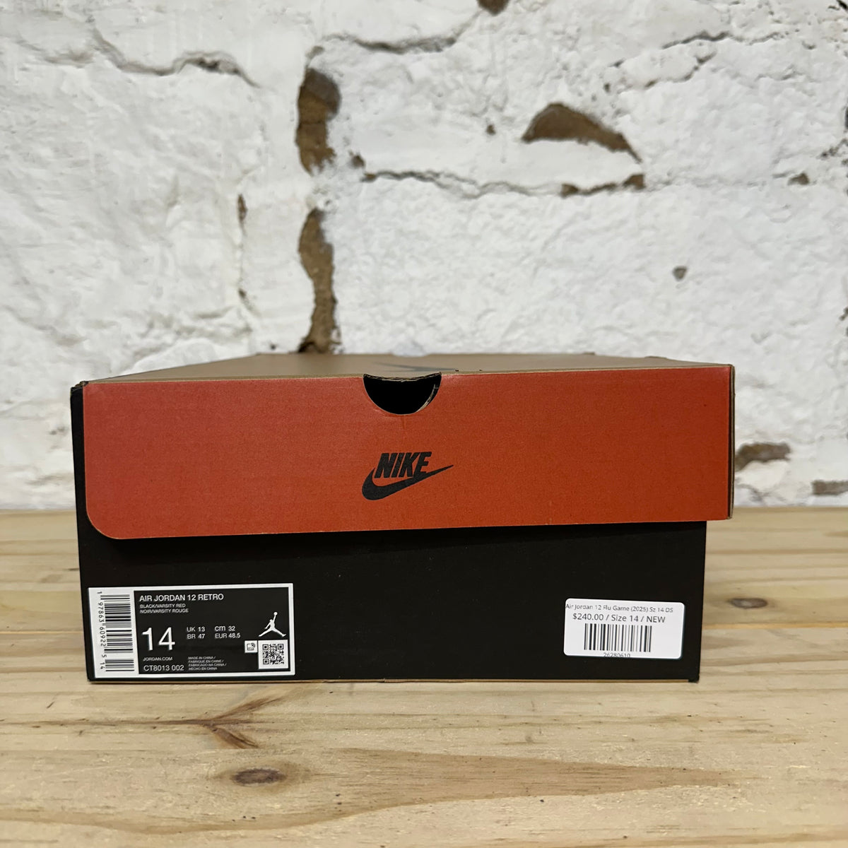 Air Jordan 12 Flu Game (2025) Sz 14 DS