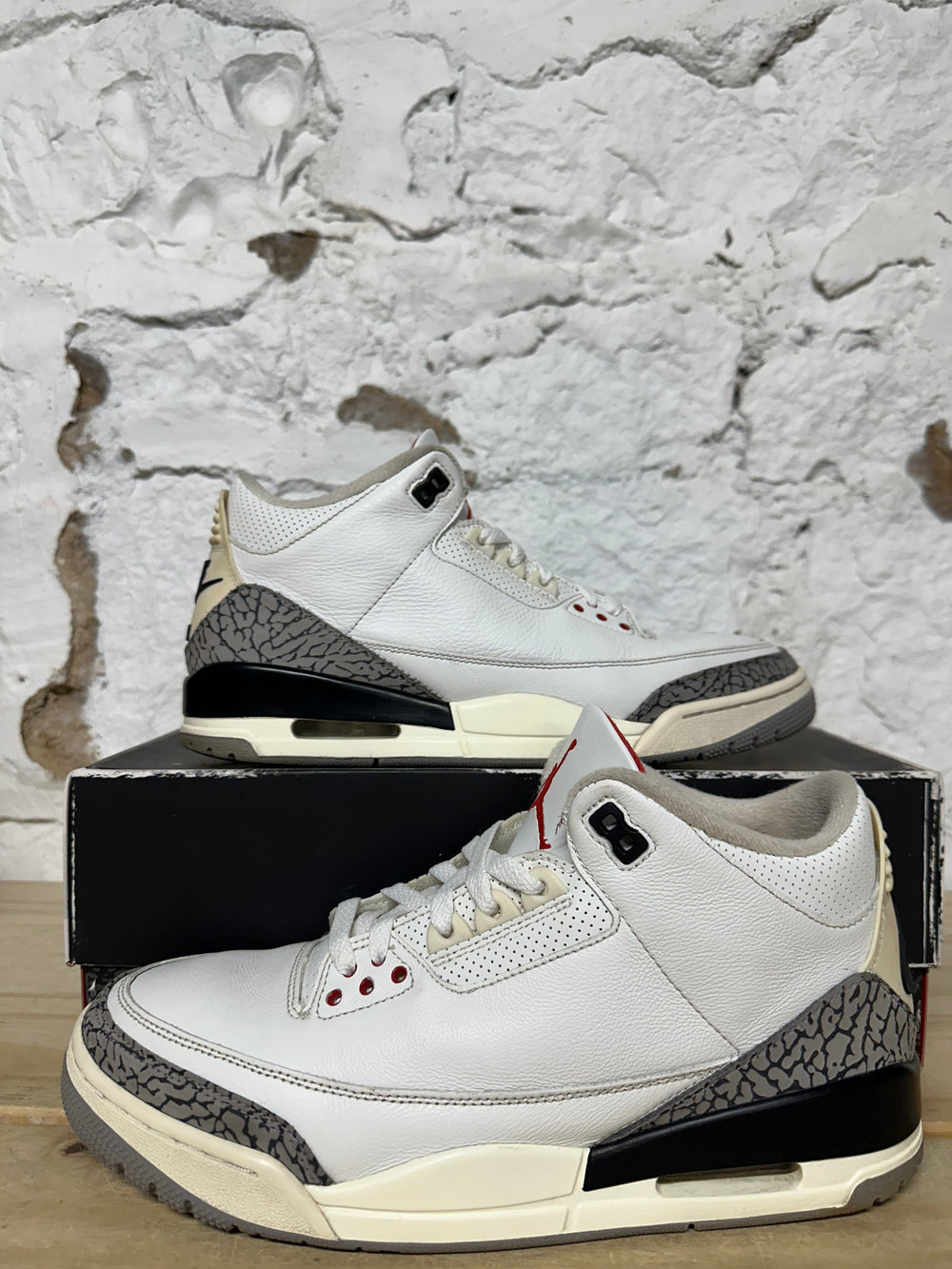 Air Jordan 3 White Cement Reimagined Sz 10.5