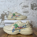 Gucci Rython Hawaii Cream Sneaker Sz 9