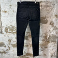 Amiri MX1 Camo Spell Black Denim Jeans Sz 34