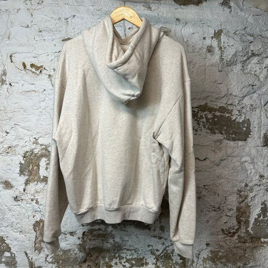 Celine Black Spellout Hoodie Grey Sz M