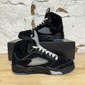 Air Jordan 5 Black Metallic Reimagined Sz 7.5