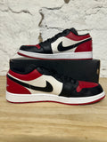 Air Jordan 1 Low Bred Toe Sz 12