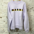 Marni Rainbow Spellout Lavender Sz (50) DS