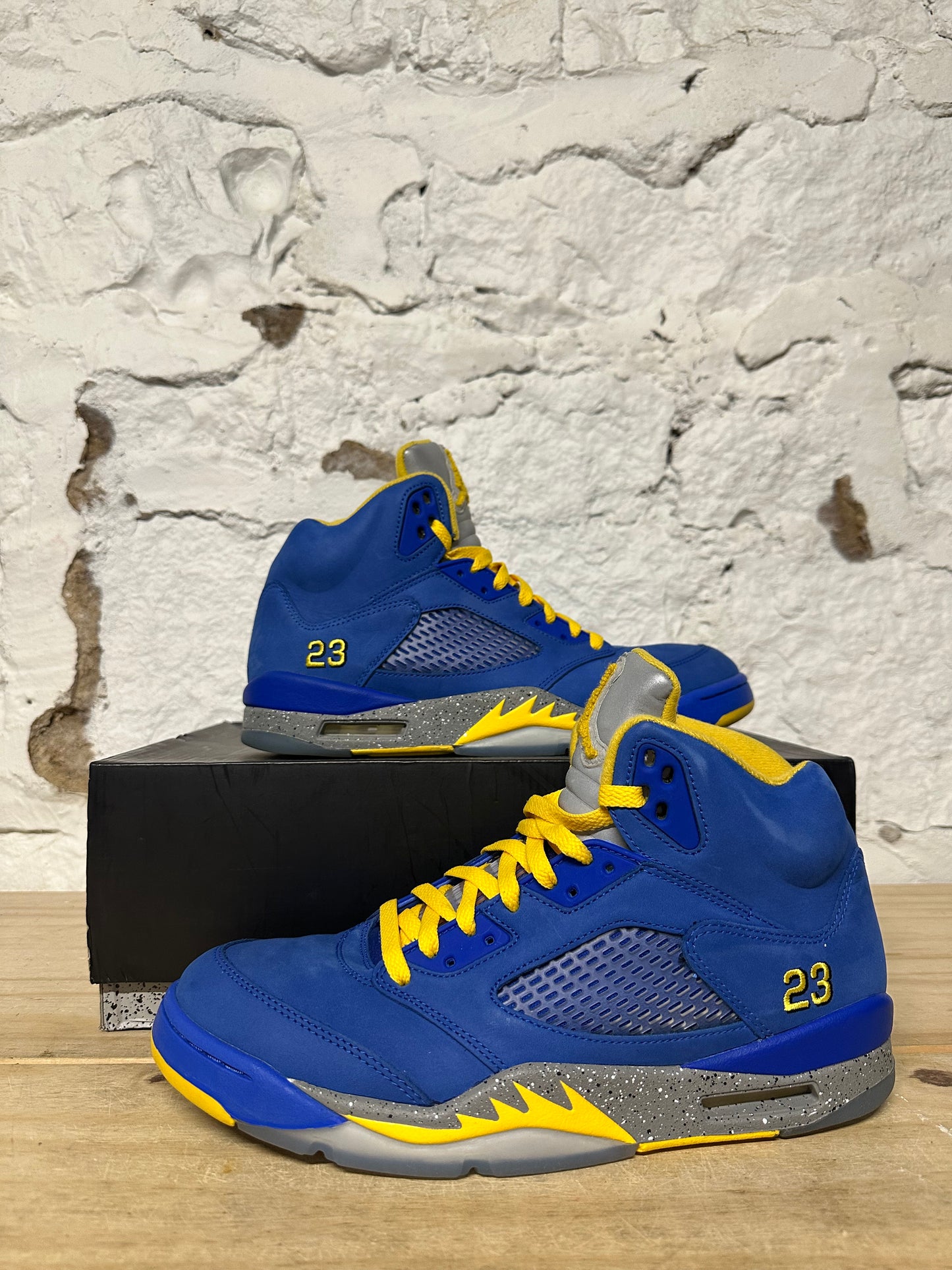 Air Jodan 5 Laney Blue Sz 10.5