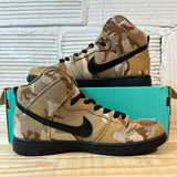 Nike SB Dunk High Pro Desert Camo Sz 7