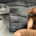 Amiri Knee Rip Grey Shotgun Denim Jeans Sz 40