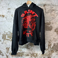 Saint Vanity Red Griffin Black Hoodie