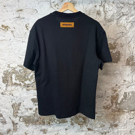 Louis Vuitton Marque Beaded T-shirt Black Sz L