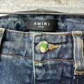 Amiri Dark Blue Cargo Denim Jeans Sz 30