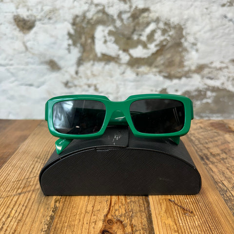 Prada Green Rectangle Glasses W/ Case