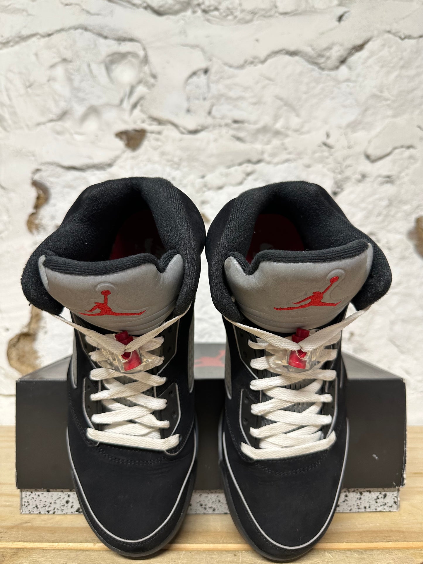 Air Jordan 5 Black Metallic Sz 9