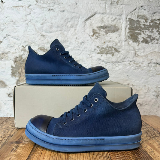 Rick Owens DRKSHDW Triple Indigo Sneaker Sz 8.5 (41.5)