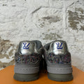 Louis Vuitton Gray Multicolor Trainer Sneaker Sz 10.5 (9LV)