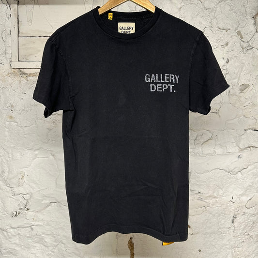 Gallery Dept Black White T-Shirt Sz S