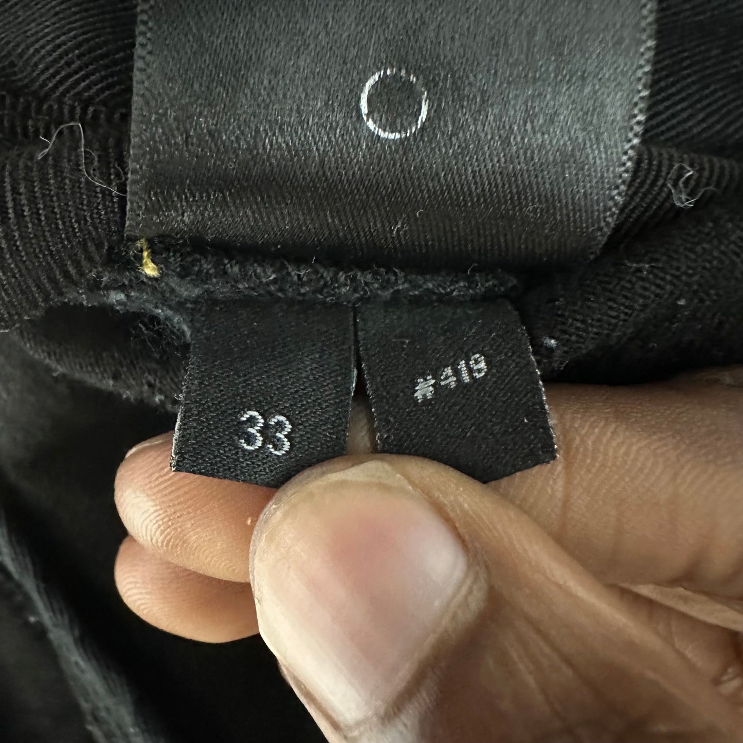 Amiri MX2 Black Patch Black Denim Jeans Sz 33