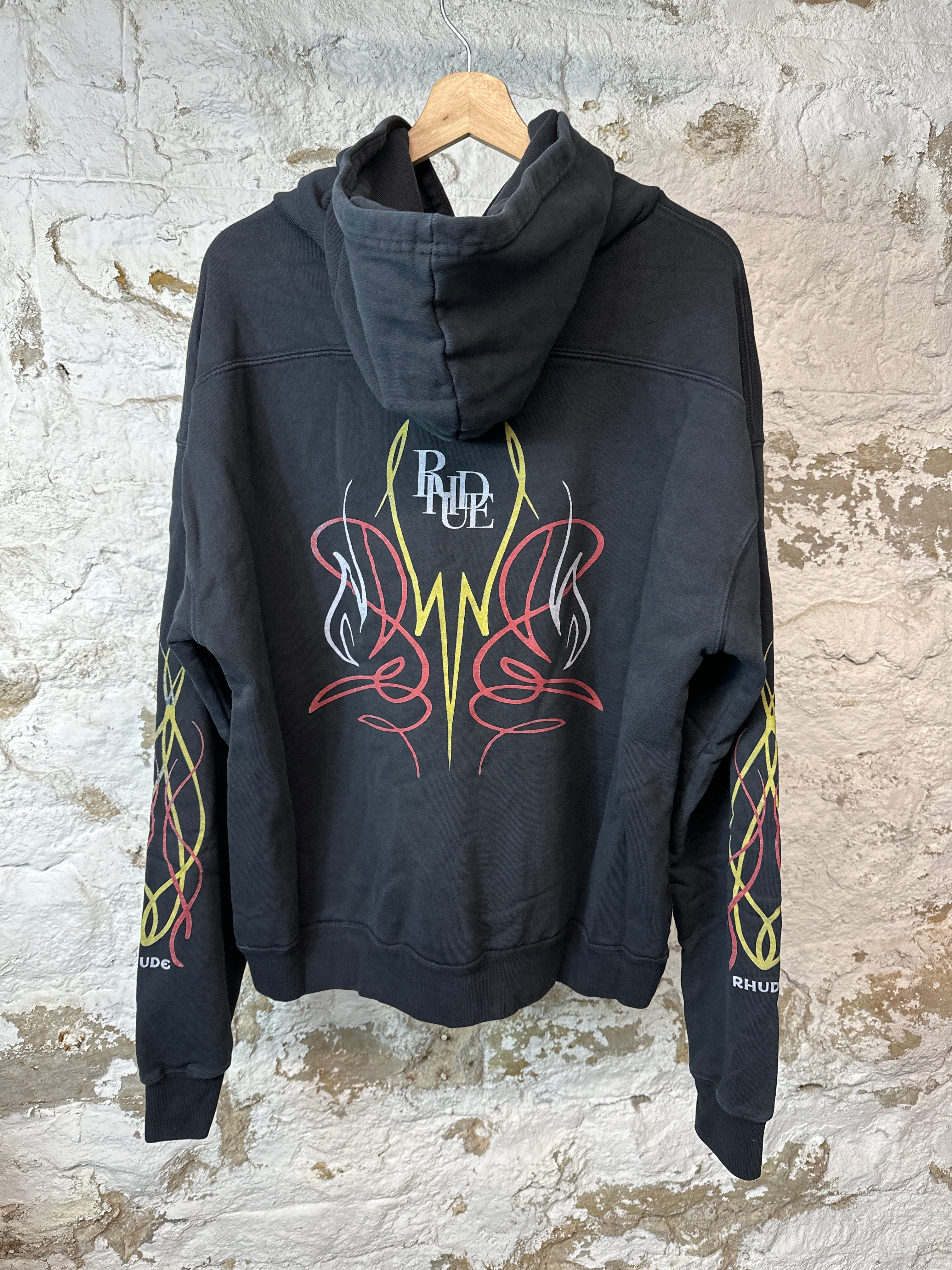 Rhude Hot Rod Hoodie Black Sz S – The Gallery Online