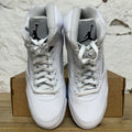 Air Jordan 5 White Metallic Sz 11 DS