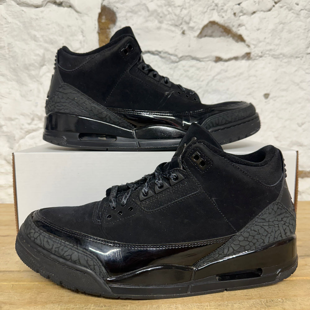 Air Jordan 3 Black Cat Sz 10.5