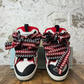 Lanvin Curb Black White Red Sneaker Sz 8 (41)