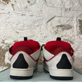 Lanvin Curb Black White Red Sneaker Sz 8 (41)