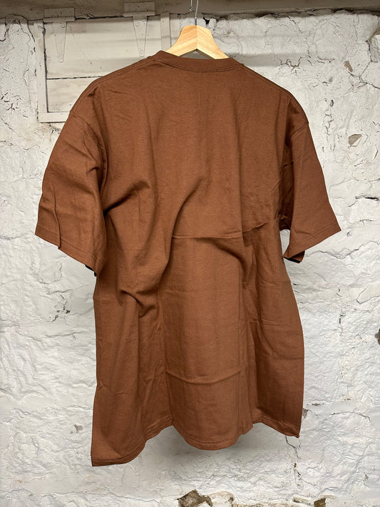 Supreme Standard Brown T-Shirt Sz XL DS