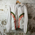 Supreme Curve White Track Jacket Sz L