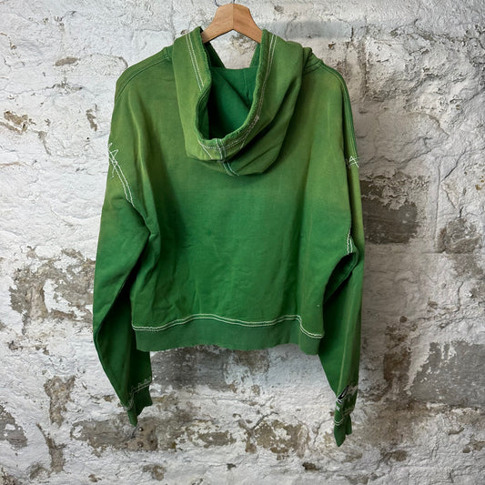Vale Sunny Zip Up Green Hoodie