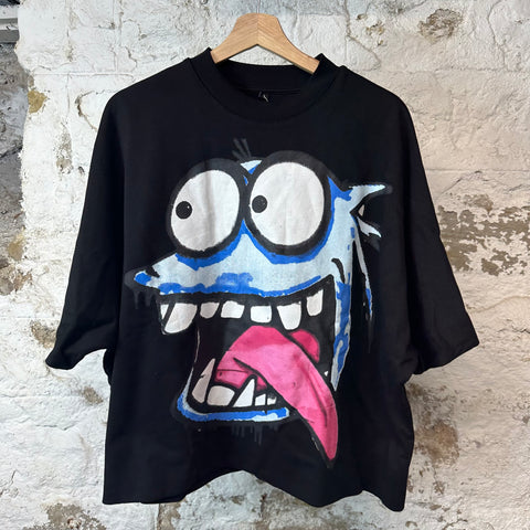 Billionaire Bloo Creature Tongue T-shirt Black Sz S