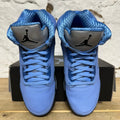 Air Jordan 5 UNC University Blue Sz 8