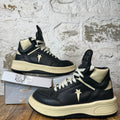 Rick Owens High TURBOWPN Black Cream Sneaker Sz 11.5